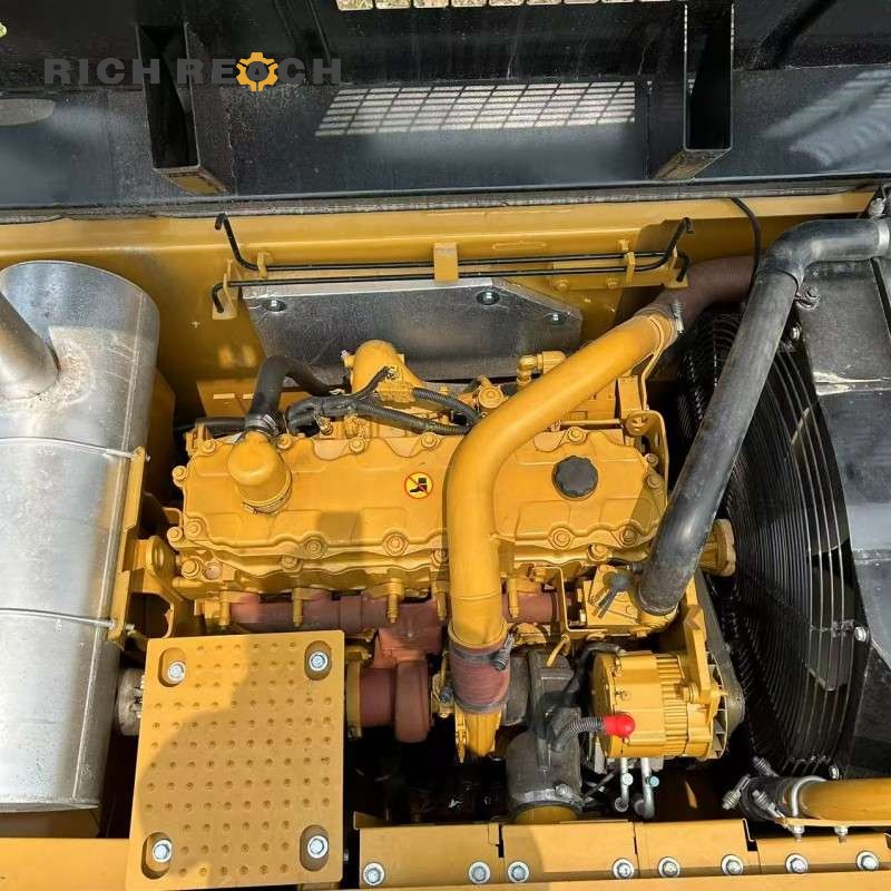 Close-up of cab interior and controls in a 2015 Cat 329D excavator, $26,389 for sale